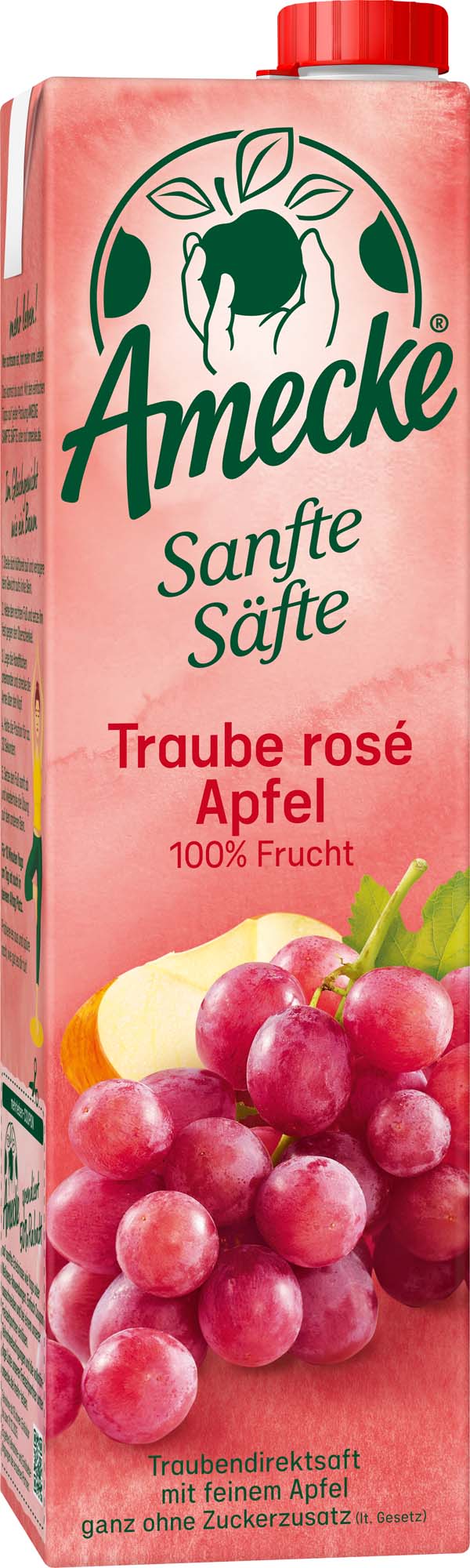 Amecke Sanfte Säfte Traube rosé-Apfel 1l