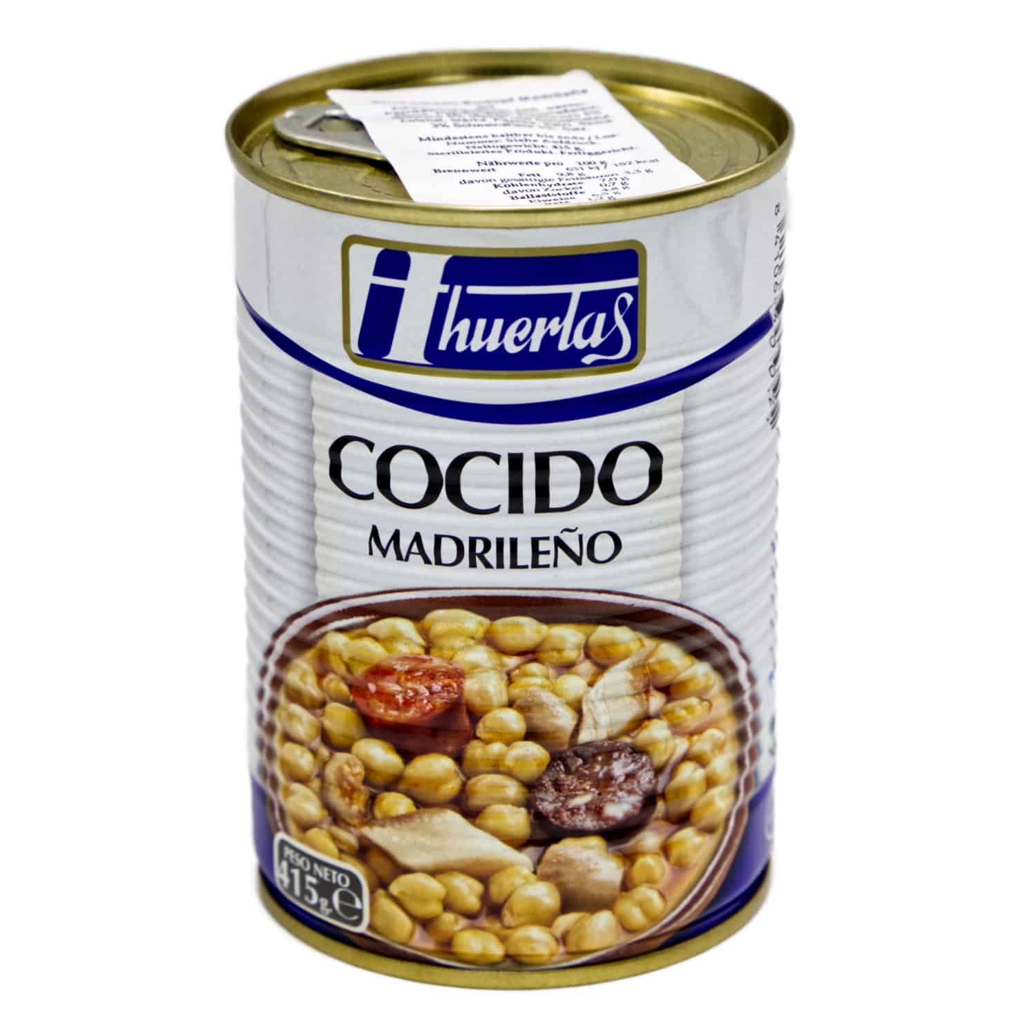 Cocido Madrileño – Huertas – Kichererbsen-Eintopf Madrileña Art 415g
